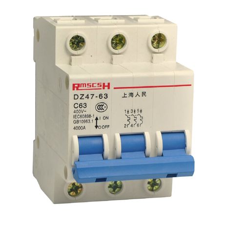  产品信息 电气 低压电器 >dz47-63/3p 小型断路器 上海